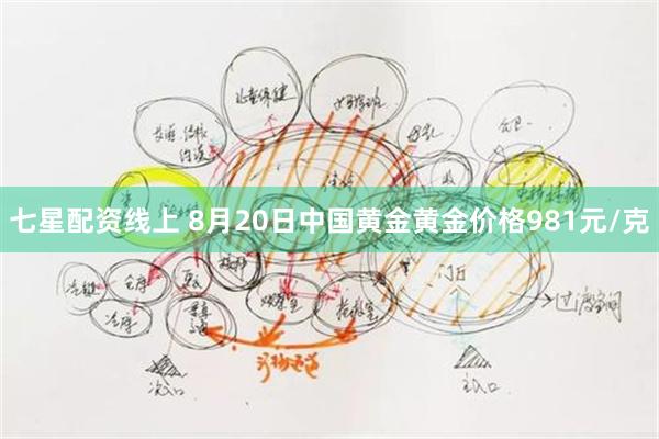 七星配資線上 8月20日中國黃金黃金價格981元/克
